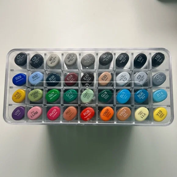 Copic Sketch Markers - Assorted Colors, set of 36 - Picture 2 of 5
